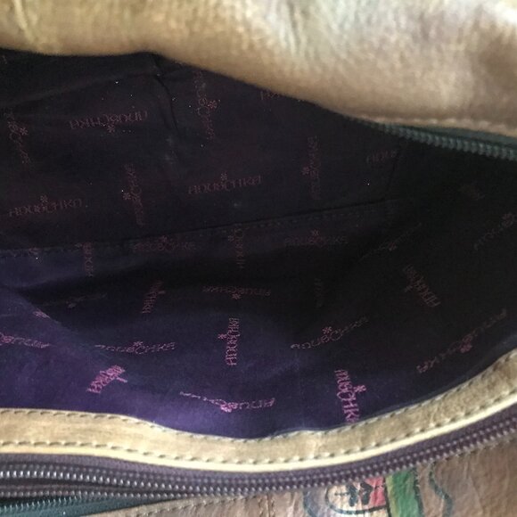 Anuschka Handpainted Leather Satchel w/ Detachable Strap - Picture 14 of 16